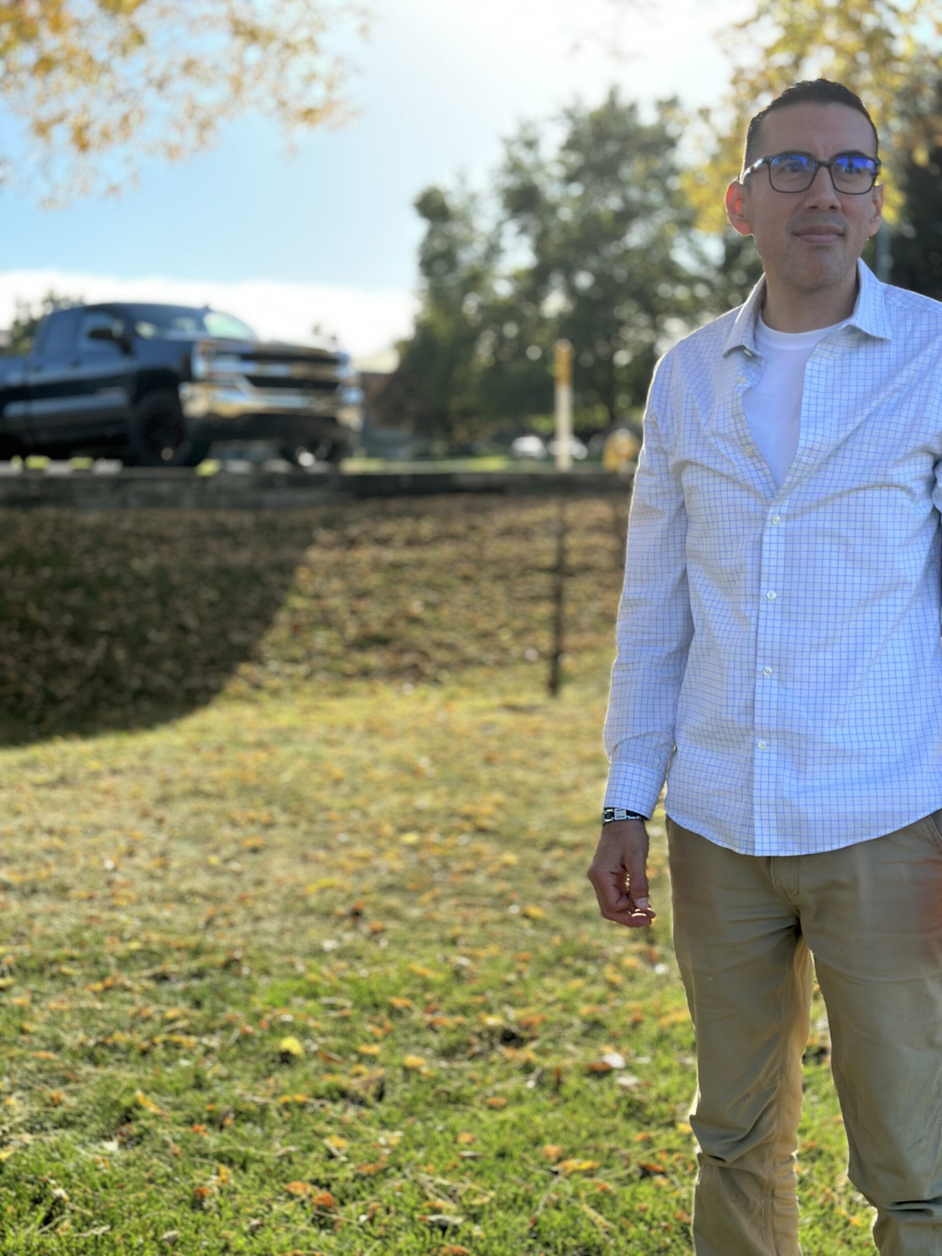 Homar standing outdoors
